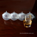 4-Loch-Whisky-Runde Eisballform 2,2 Zoll